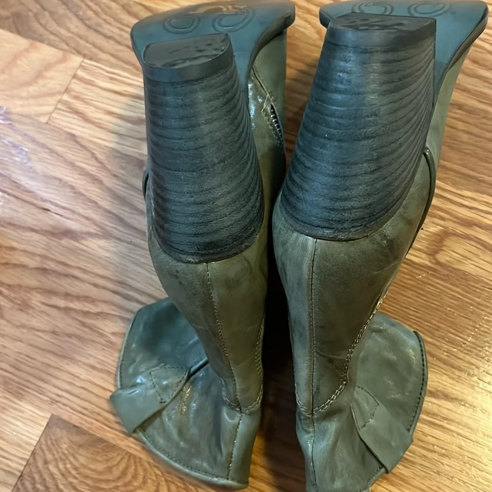Free People Brayden Western Boot - Succulent Color Size 6 NEW - Picture 12 of 15